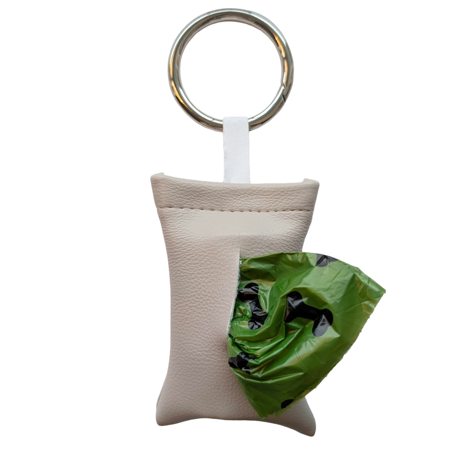 Gray Poop Bag Holder