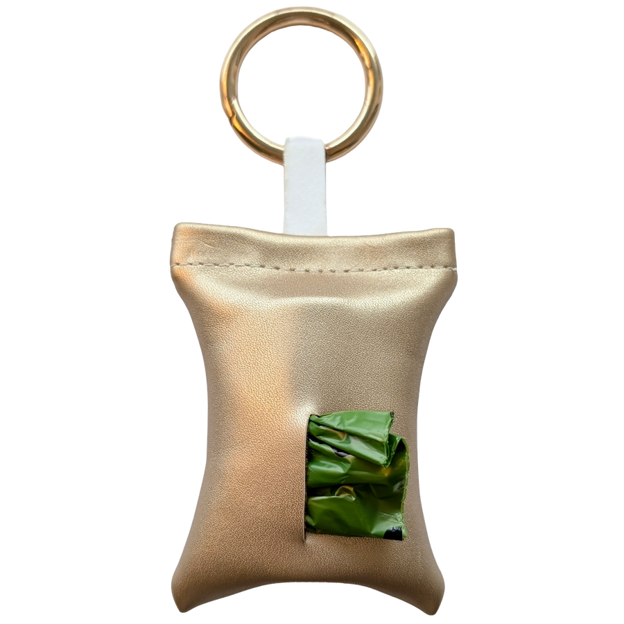 Gold Poop Bag Holder